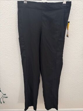 WonderWink Black Scrub Pants Women XS Modern Fit Cargo Medical Uniform